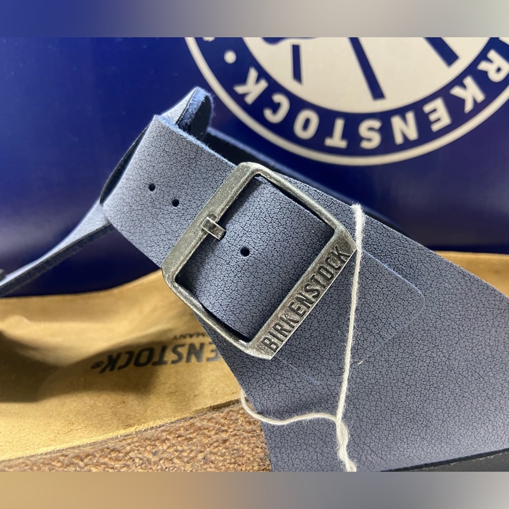 NEW Birkenstock Unisex Gizeh Sandals Medina Black Size 43 Mens 10/Womens 12. - Picture 10 of 12